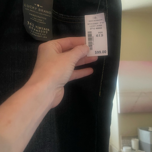 NWT LUCKY BRAND 361 vintage straight men’s jeans 40x30 - Picture 7 of 7